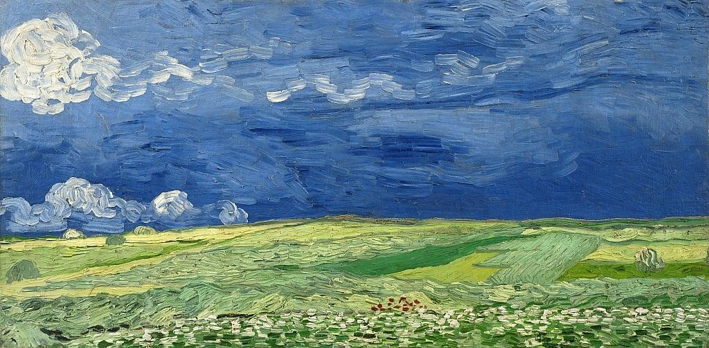 Vincent t van Gogh - Wheatfield under thunderclouds 