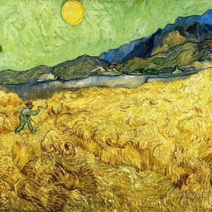Vincent t van Gogh - Wheatfield with a reaper